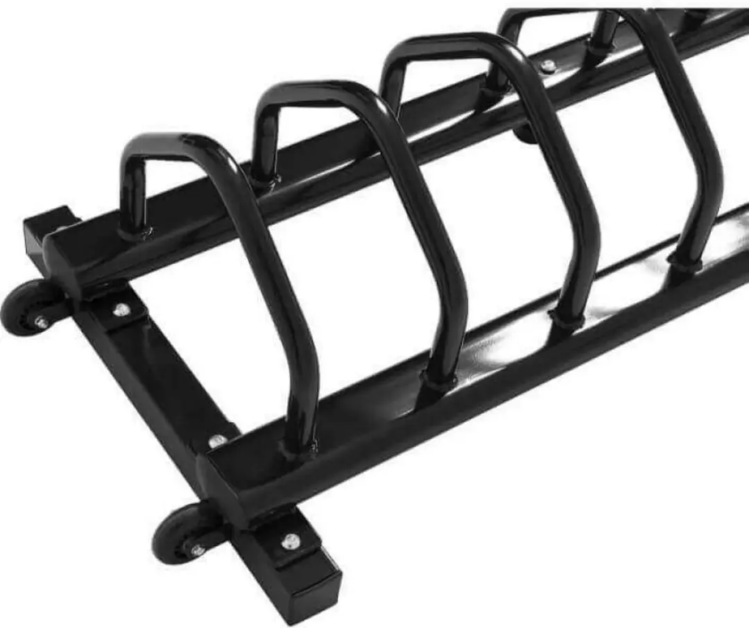 Gorilla Sports Halterschijvenrek 135cm - Zwart