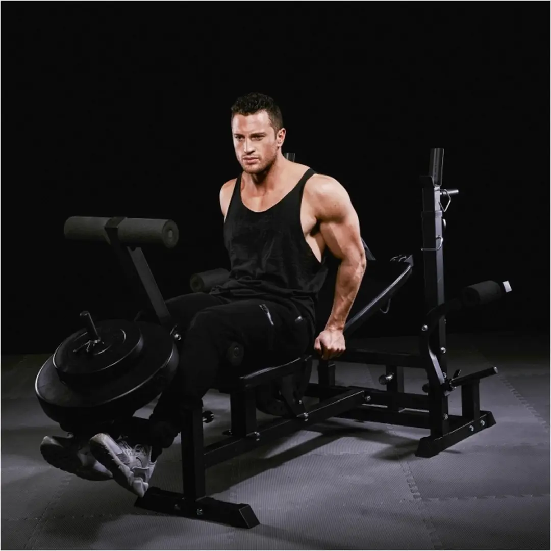 Gorilla Sports Universele Halterbank 100115-00019-0001 - Verstelbaar - Zwart