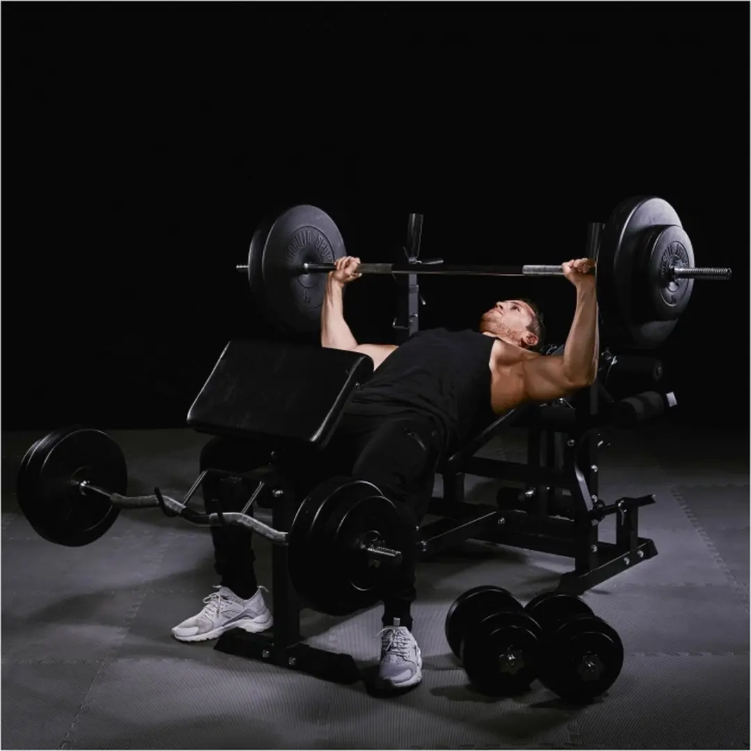 Gorilla Sports Universele Halterbank 100115-00019-0001 - Verstelbaar - Zwart - afbeelding 6 van 6