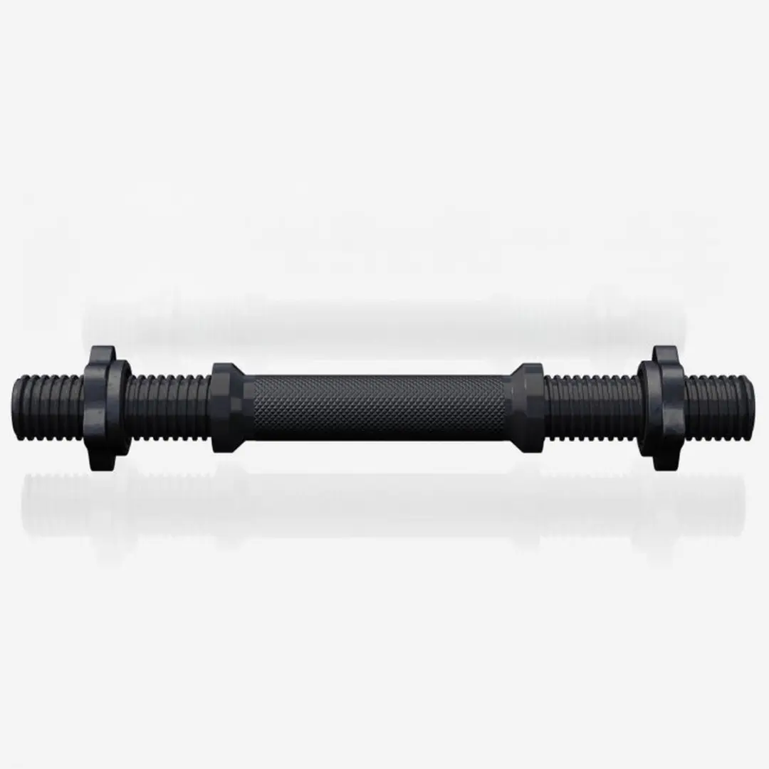 Gorilla Sports Dumbbellstang 35cm - 30mm - Zwart