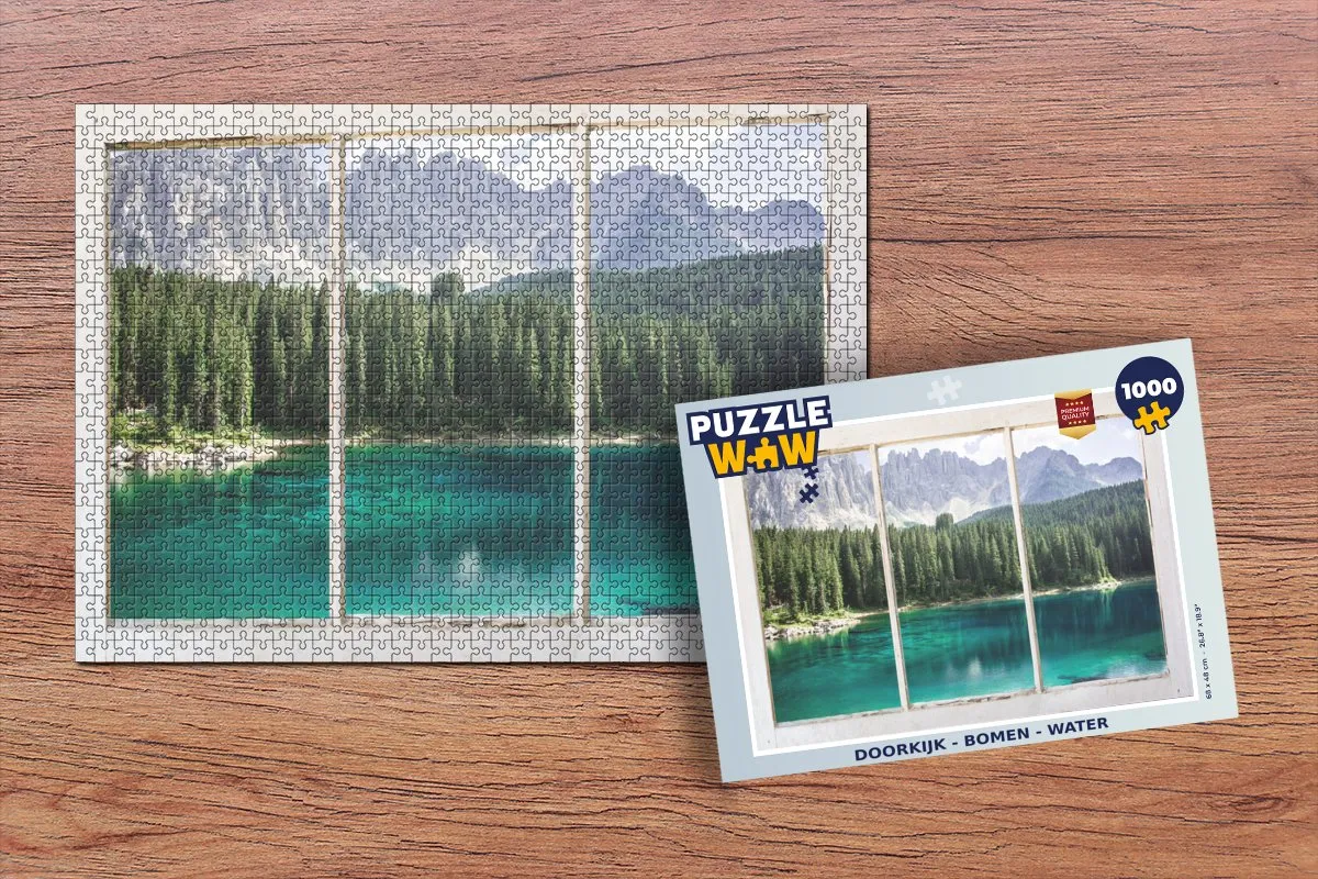 PuzzleWow Boom Water Legpuzzel 1000 Stuks - Multicolor
