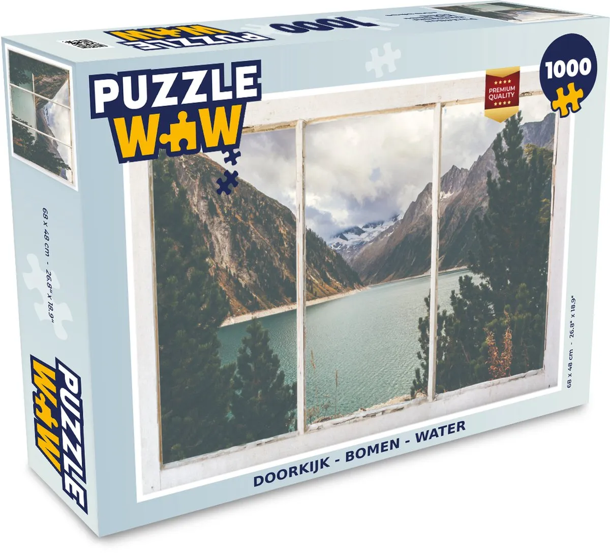 PuzzleWow Boom Water Legpuzzel 1000 Stuks - Multicolor