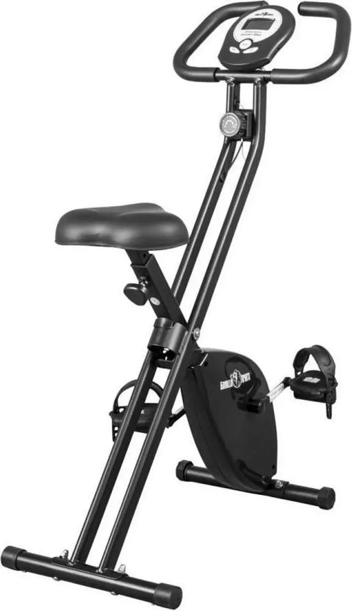Gorilla Sports X-frame Ergometer Fiets - 8 Niveaus - Zwart - afbeelding 6 van 6