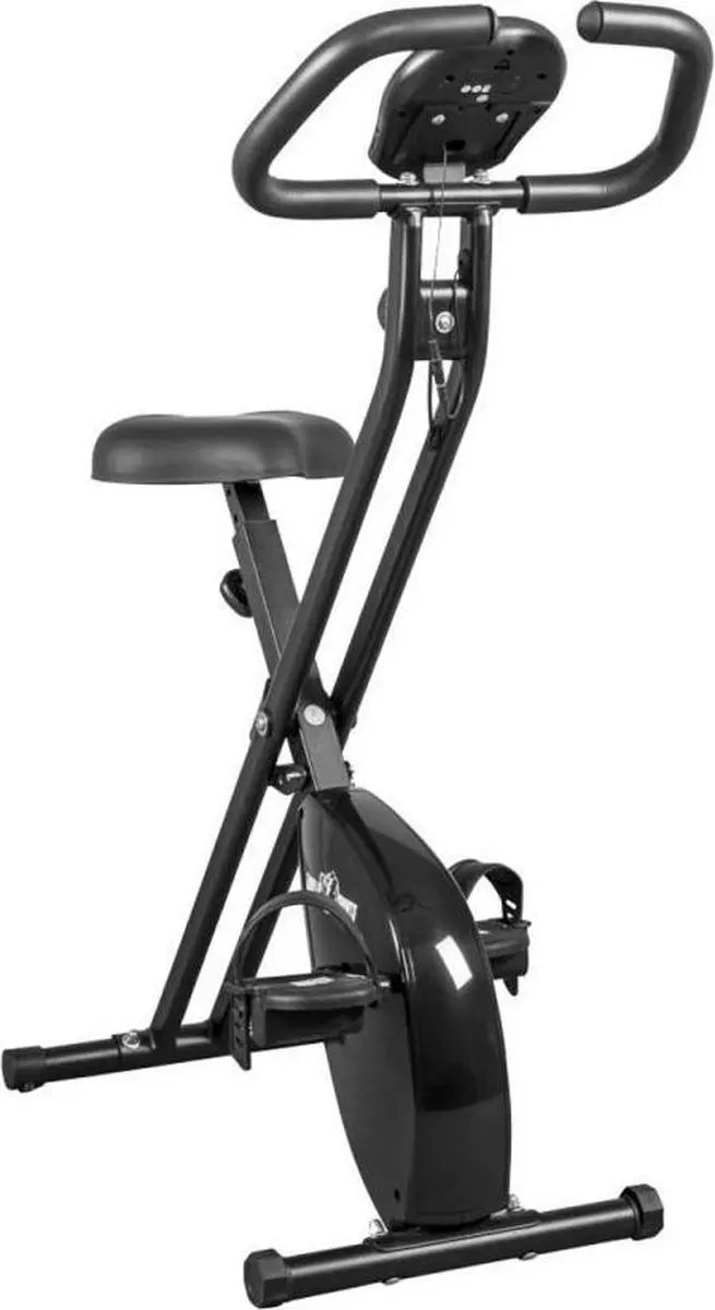 Gorilla Sports X-frame Ergometer Fiets - 8 Niveaus - Zwart