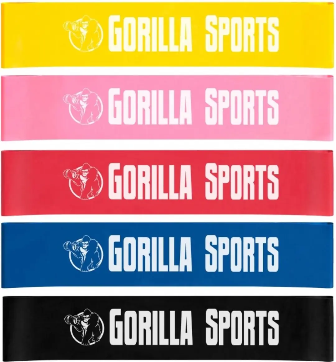 Gorilla Sports Weerstandsbanden Set - 5 Stuks - Multikleur
