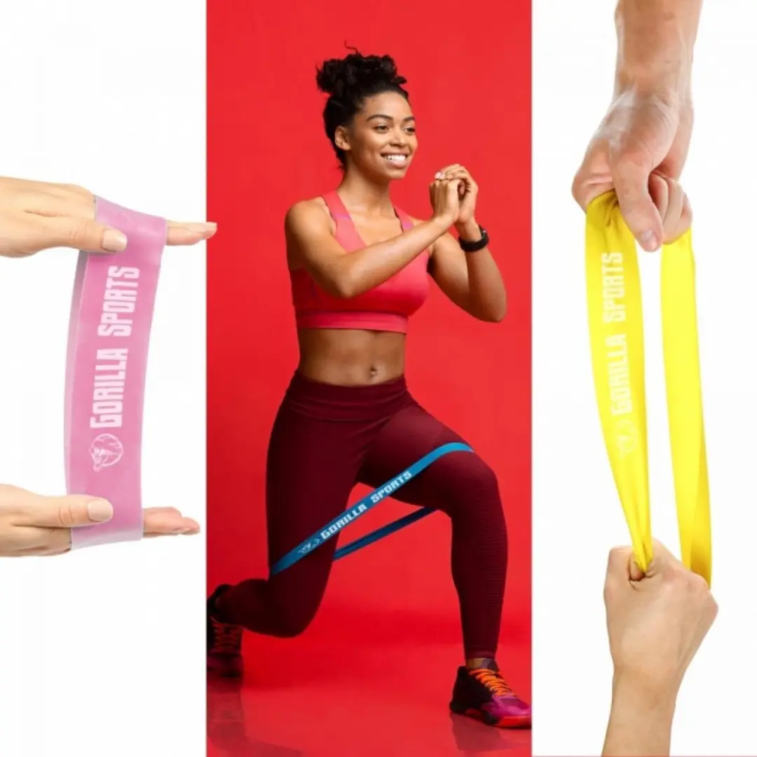 Gorilla Sports Weerstandsband Roze 0,4mm - 10 LB
