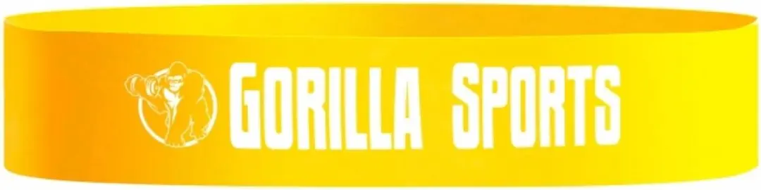 Gorilla Sports Weerstandsband Geel 0,6mm