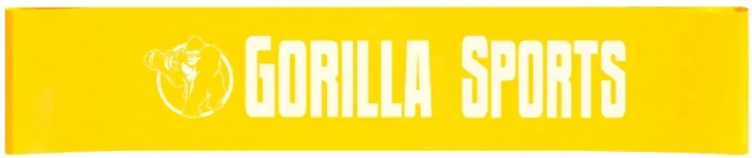 Gorilla Sports Weerstandsband Geel 0,6mm - 20 LB