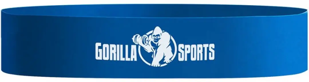 Gorilla Sports Weerstandsband Blauw 0,8mm