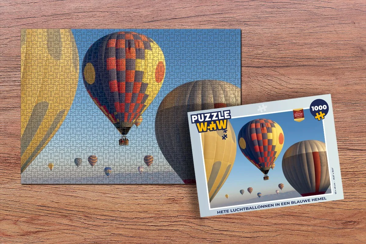PuzzleWow Luchtballon Legpuzzel 1000 Stuks