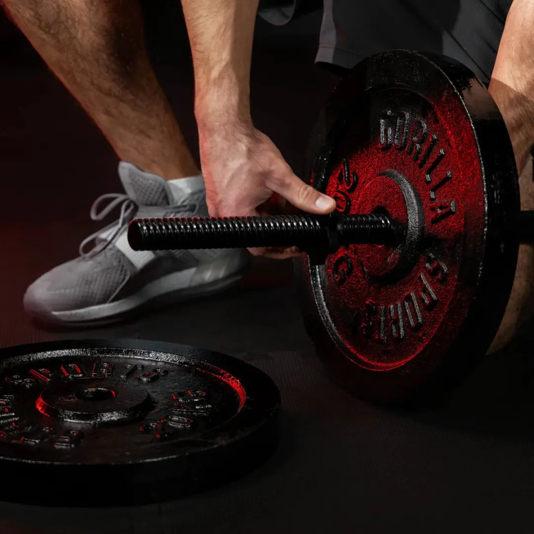 Gorilla Sports Halterschijf 25kg - 31mm - Zwart