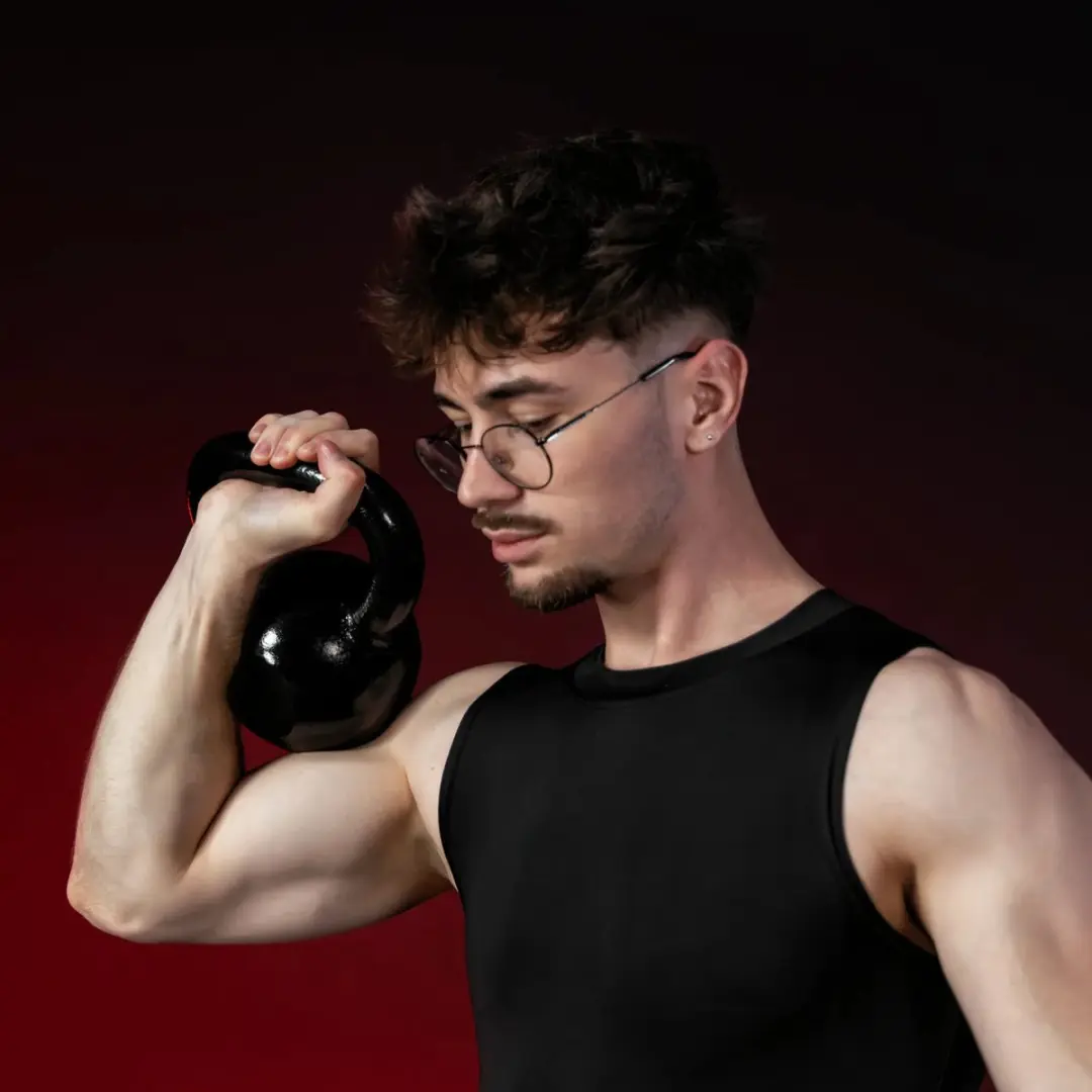 Gorilla Sports Kettlebell 32 kg - Zwart