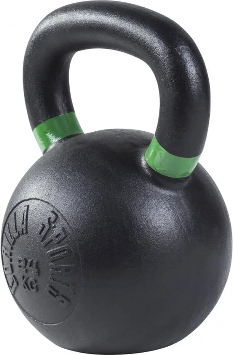 Gorilla Sports Kettlebell 24kg - Olympisch Zwart