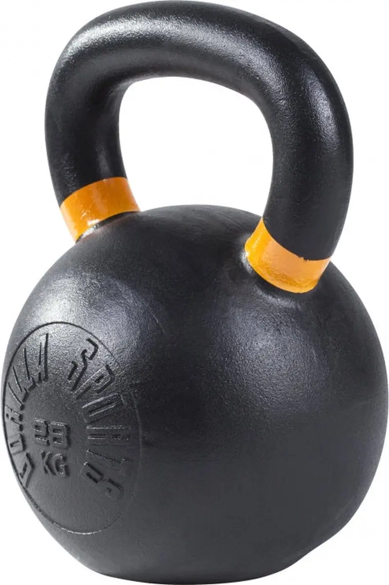 Gorilla Sports Kettlebell 28kg - Olympisch Zwart
