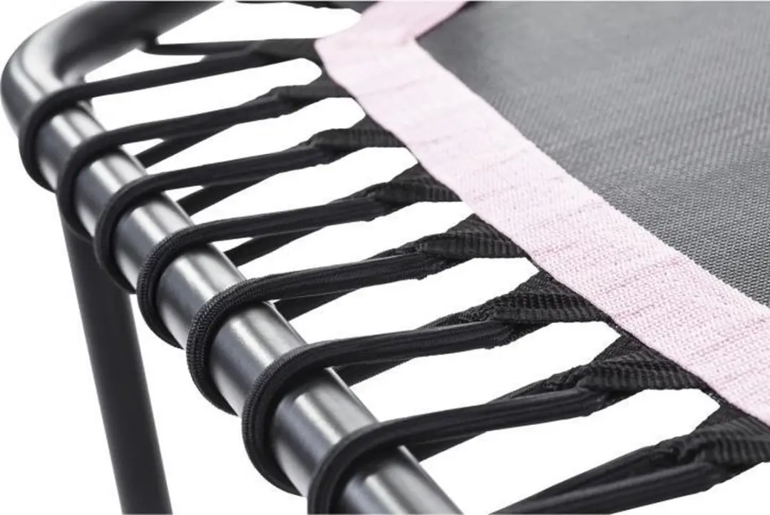 Gorilla Sports Fitness Trampoline 100cm Roze - Met verstelbaar handvat