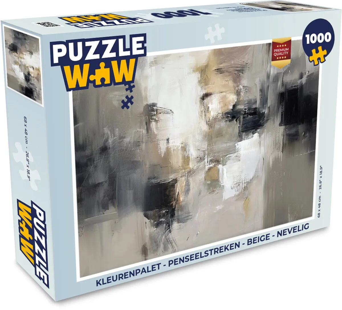PuzzleWow Kleurenpalet Penseelstreken Beige