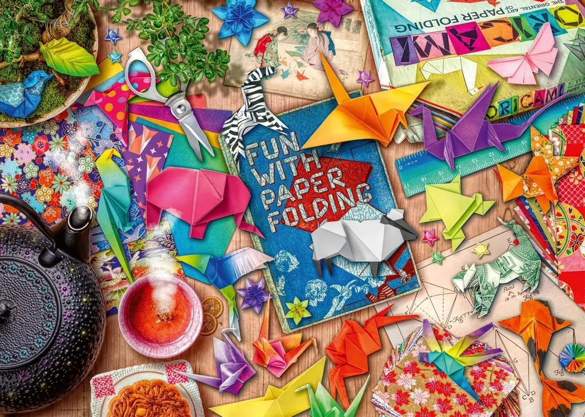 Ravensburger Mindful Origami Legpuzzel 1000 Stuks - Multicolor