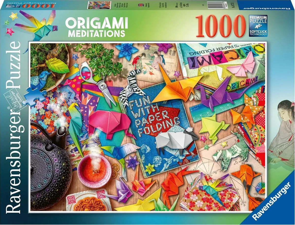 Ravensburger Mindful Origami Legpuzzel 1000 Stuks