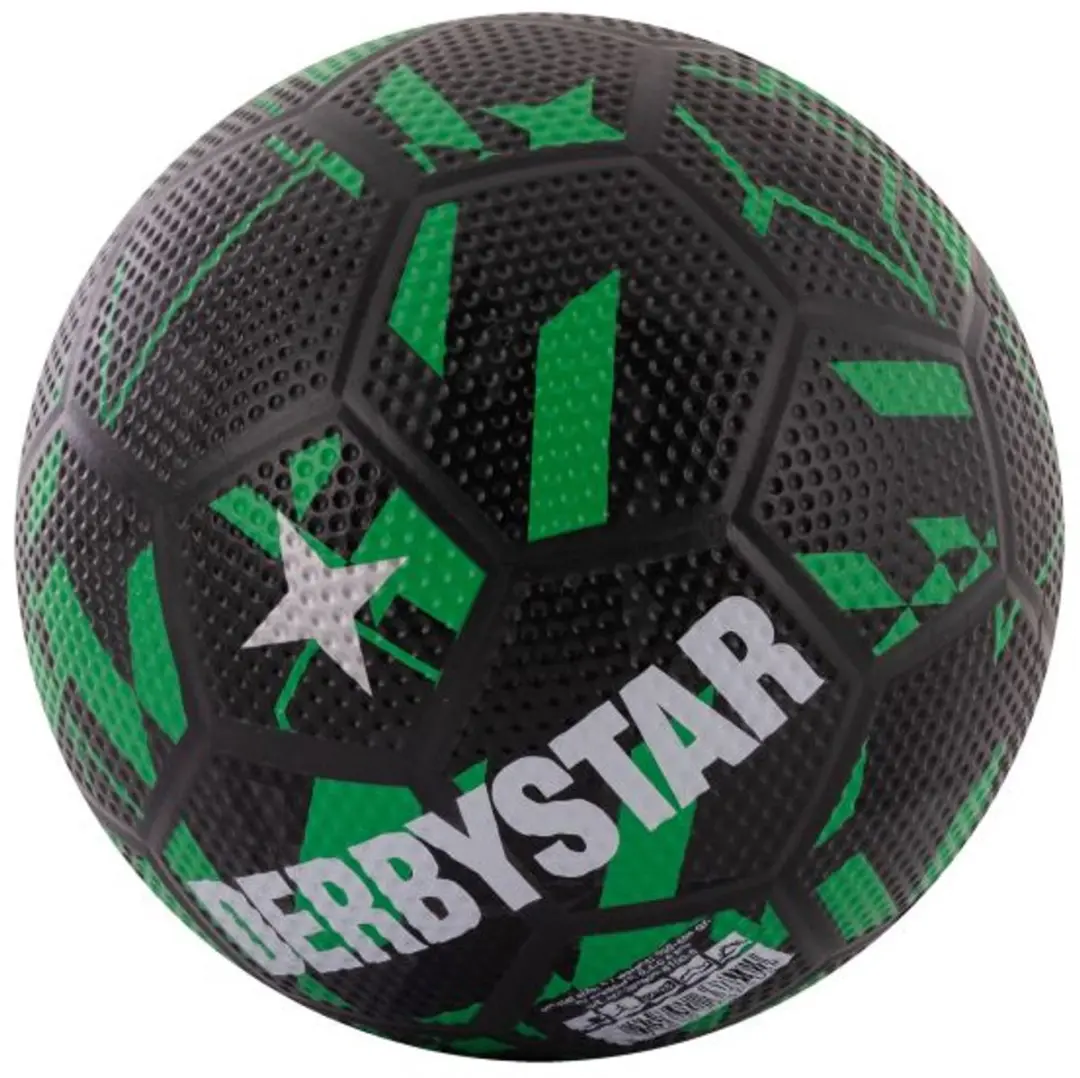 Derbystar Streetball Voetbal Maat 5 - Zwart/ Groen