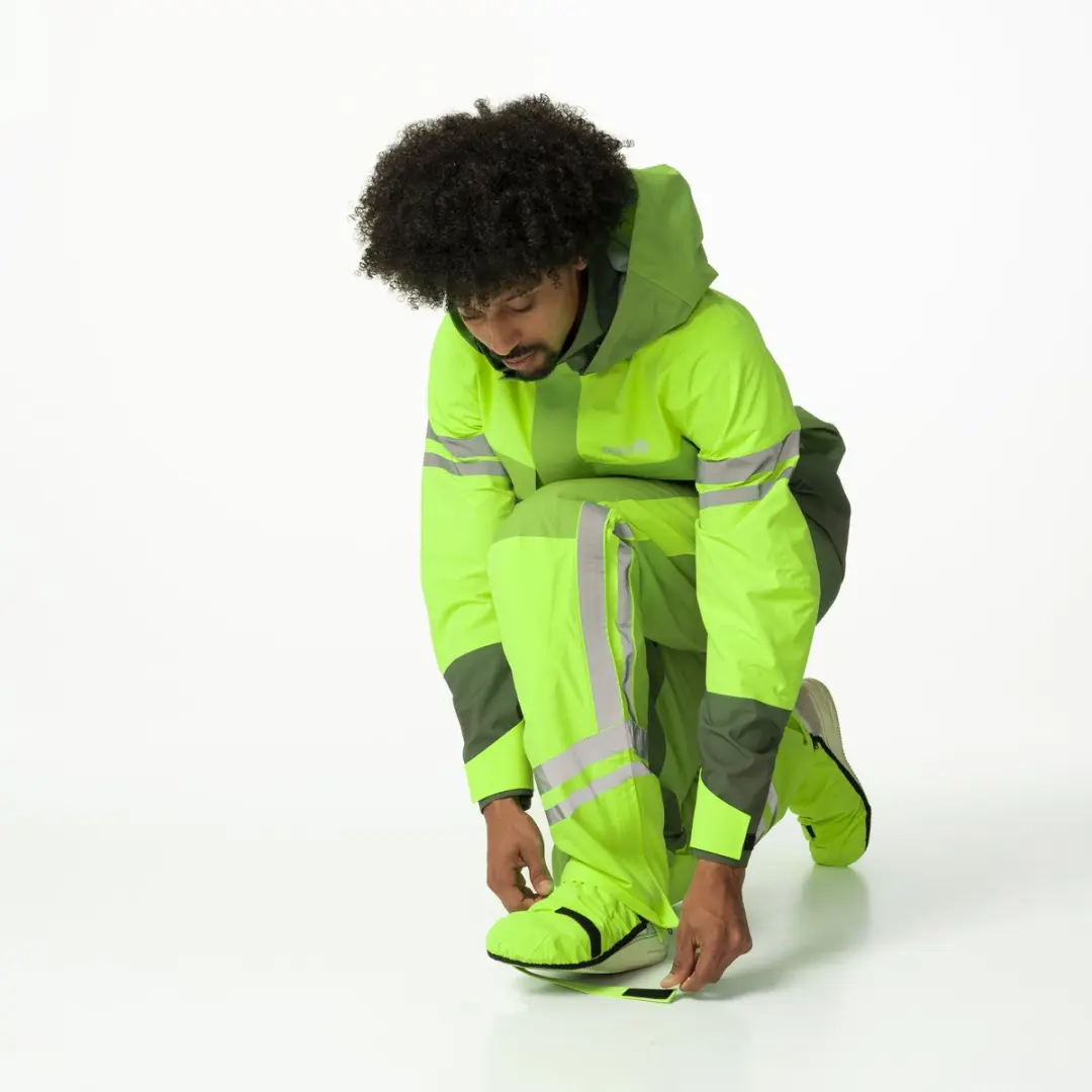 AGU Commuter Impact Regenbroek - XL - Hi-vis Groen - afbeelding 2 van 6