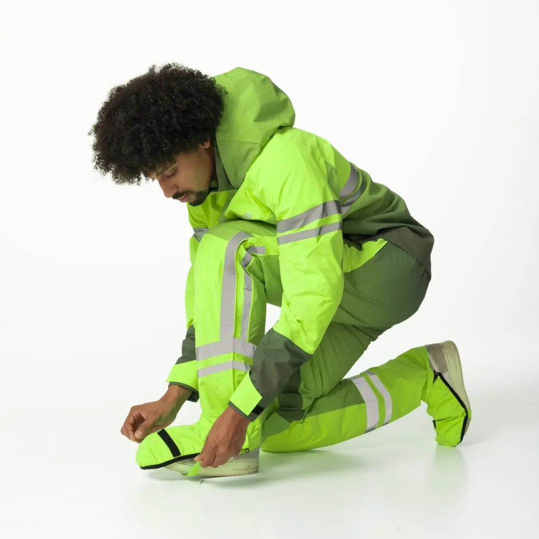 AGU Commuter Impact Regenbroek - XL - Hi-vis Groen - afbeelding 5 van 6