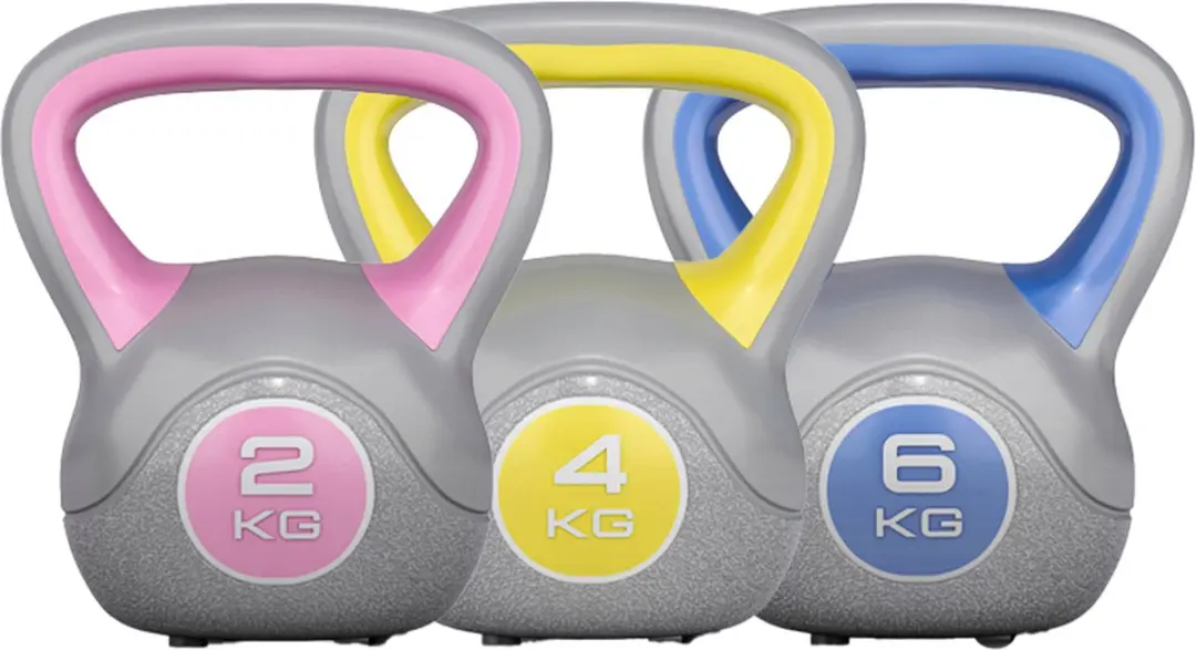 Gorilla Sports Kettlebells Set 3 Stuks