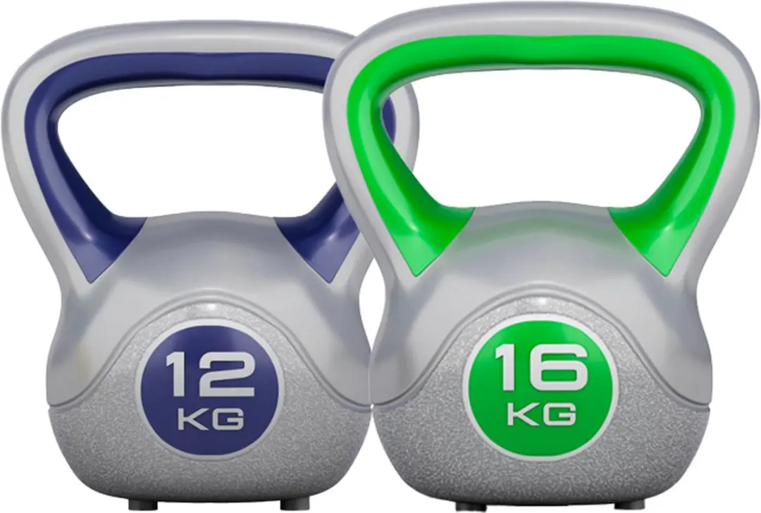 Gorilla Sports Kettlebell Set 12kg & 16kg
