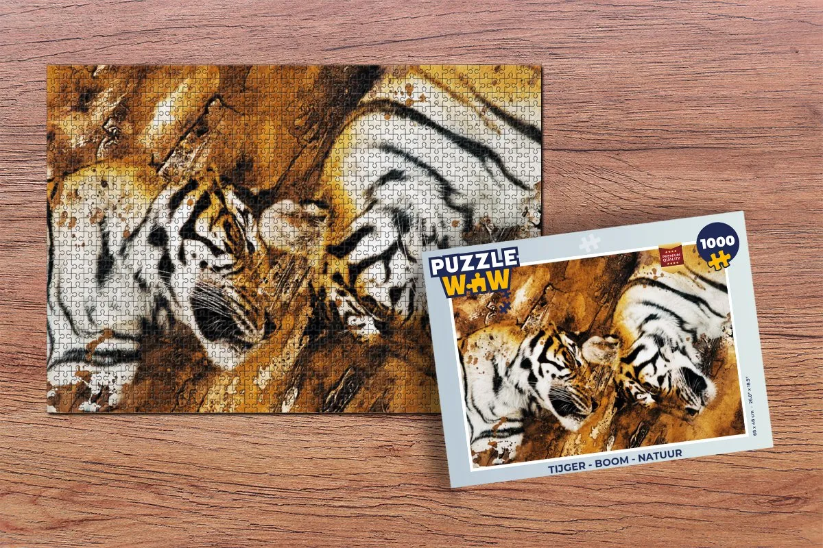 PuzzleWow Boom Natuur Legpuzzel 1000 Stuks - Multicolor