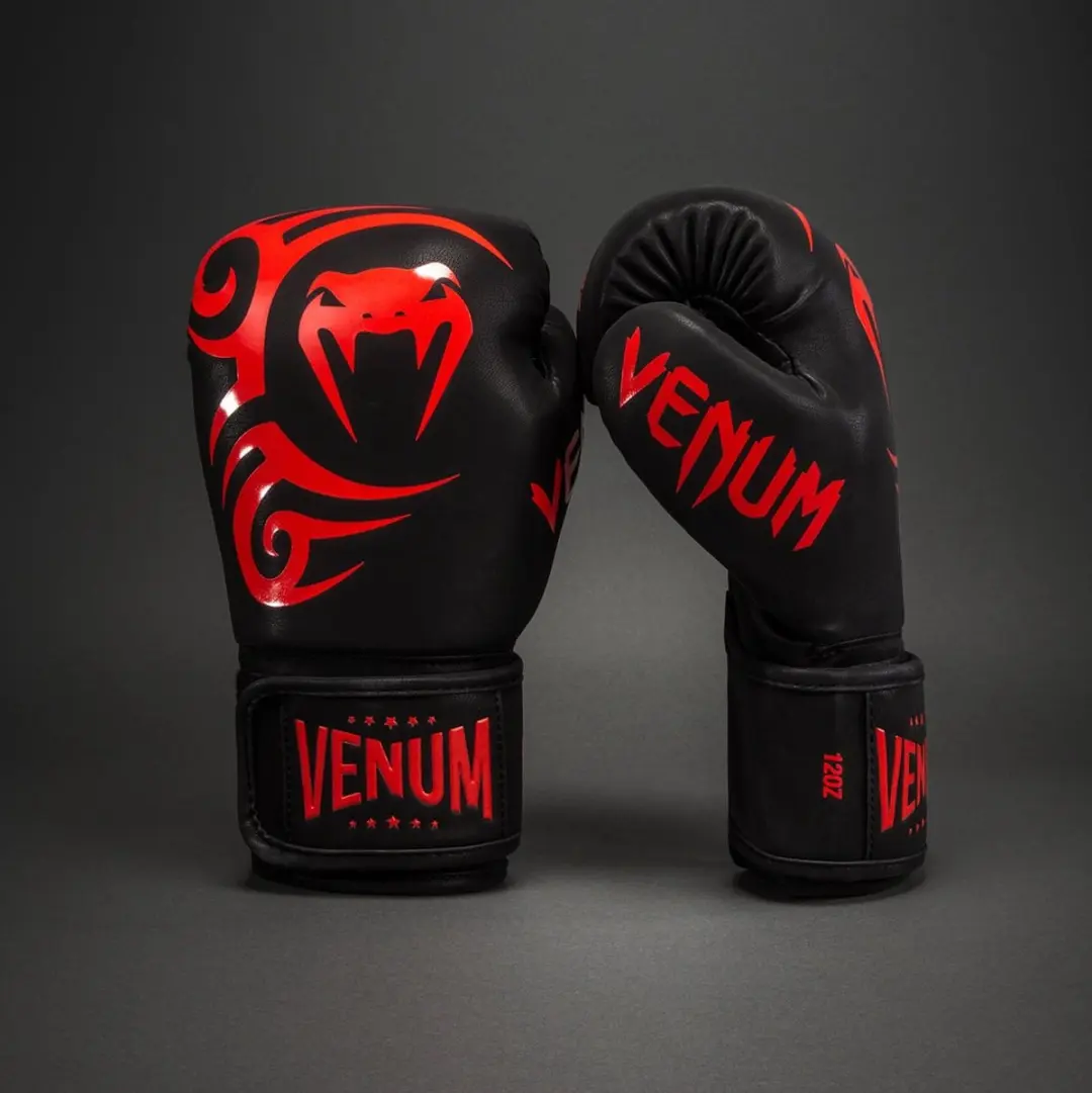 Venum Mike Tyson Replica Bokshandschoenen 10 oz - Zwart/Rood - afbeelding 3 van 5
