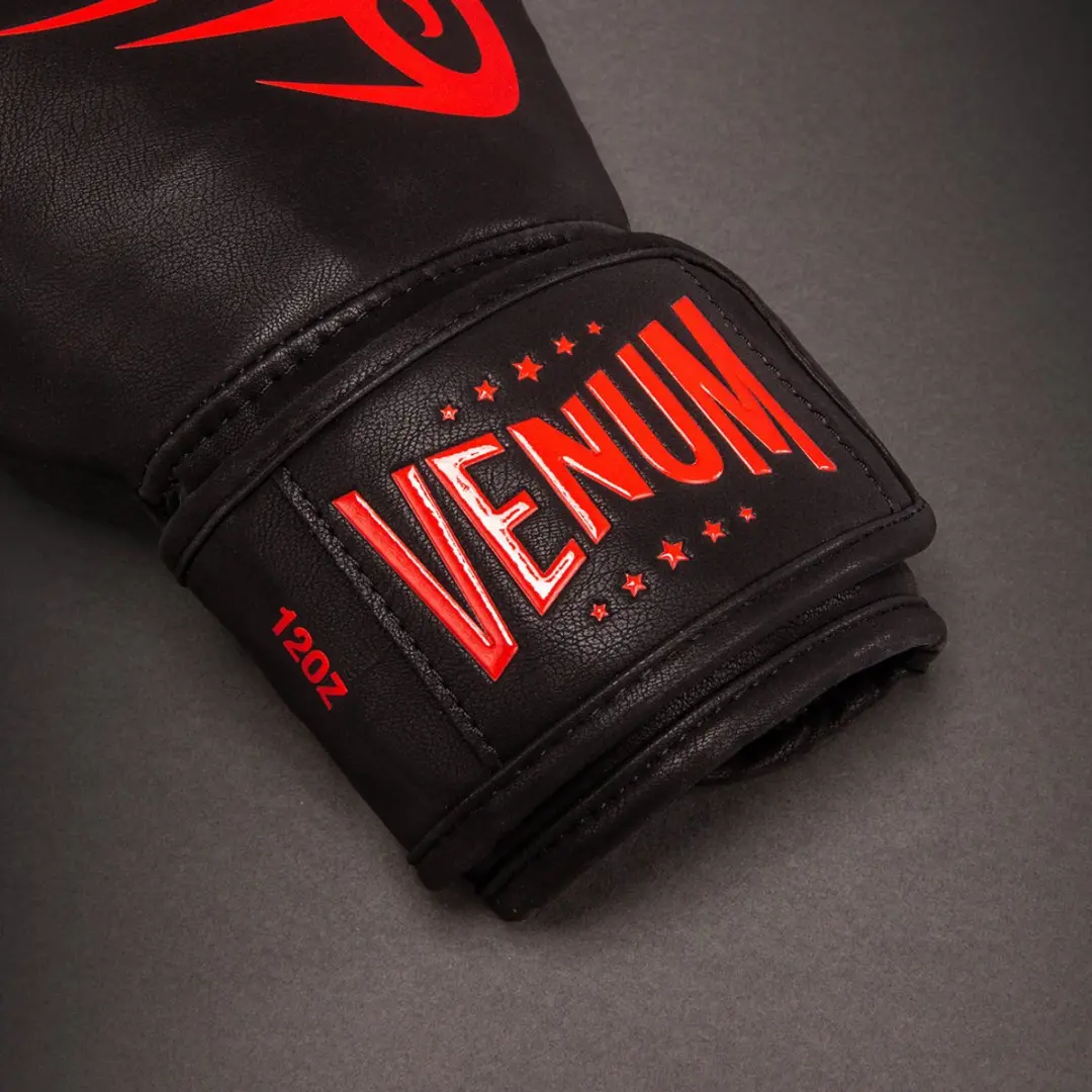 Venum Mike Tyson Replica Bokshandschoenen 14 oz - Zwart/Rood - afbeelding 5 van 6