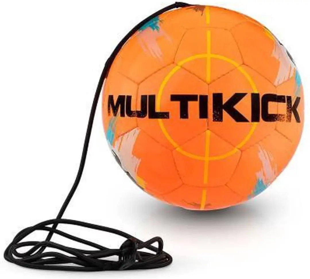 Derbystar Multikick Mini Voetbal - Maat 1 - Blauw/Oranje - afbeelding 6 van 6