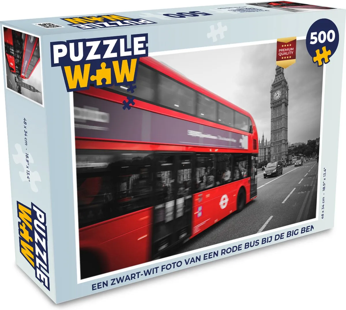 PuzzleWow Legpuzzel 500 Stuks