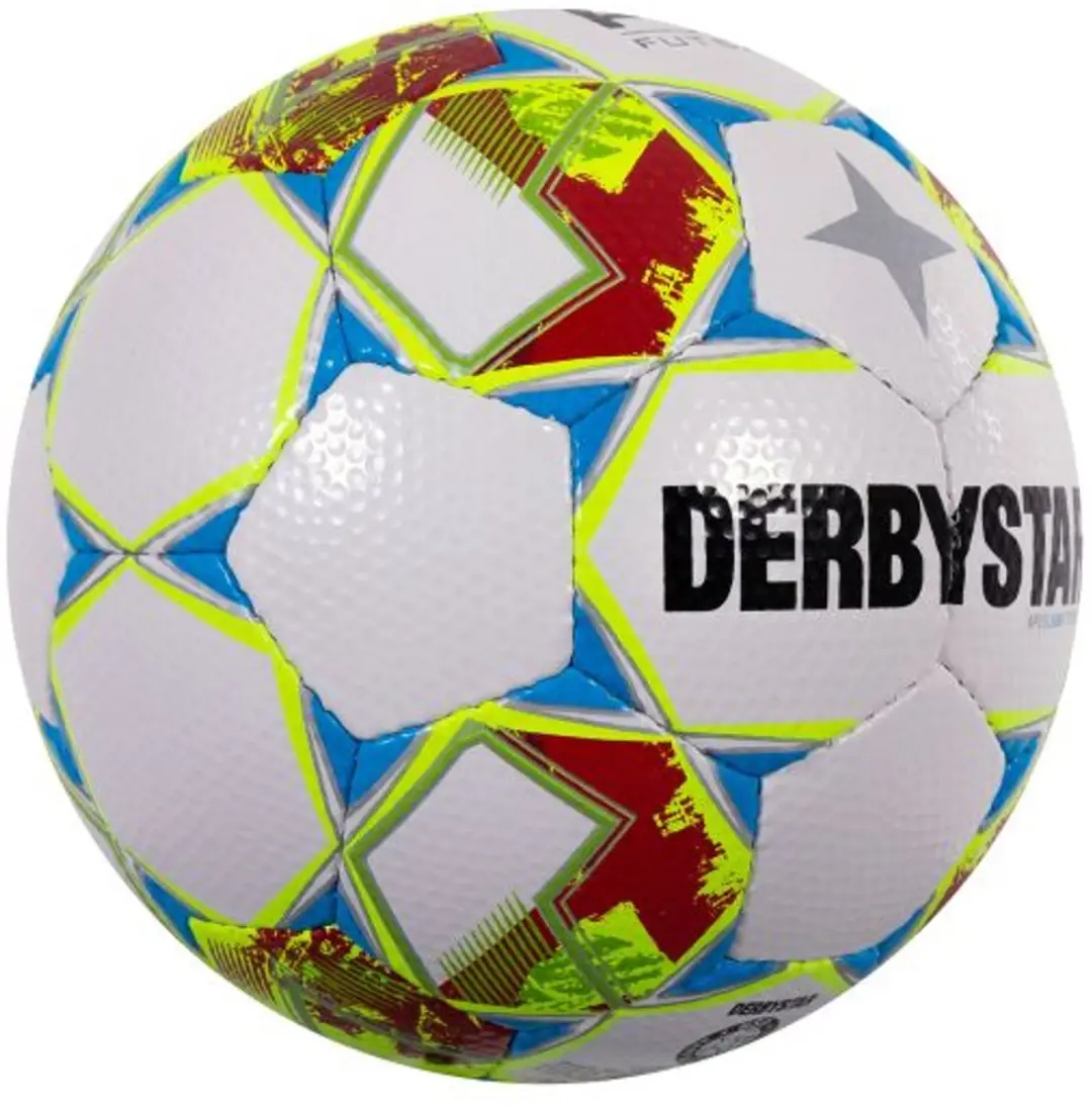 Derbystar Apus Light Futsal Maat 4 - Wit/Geel - afbeelding 6 van 6