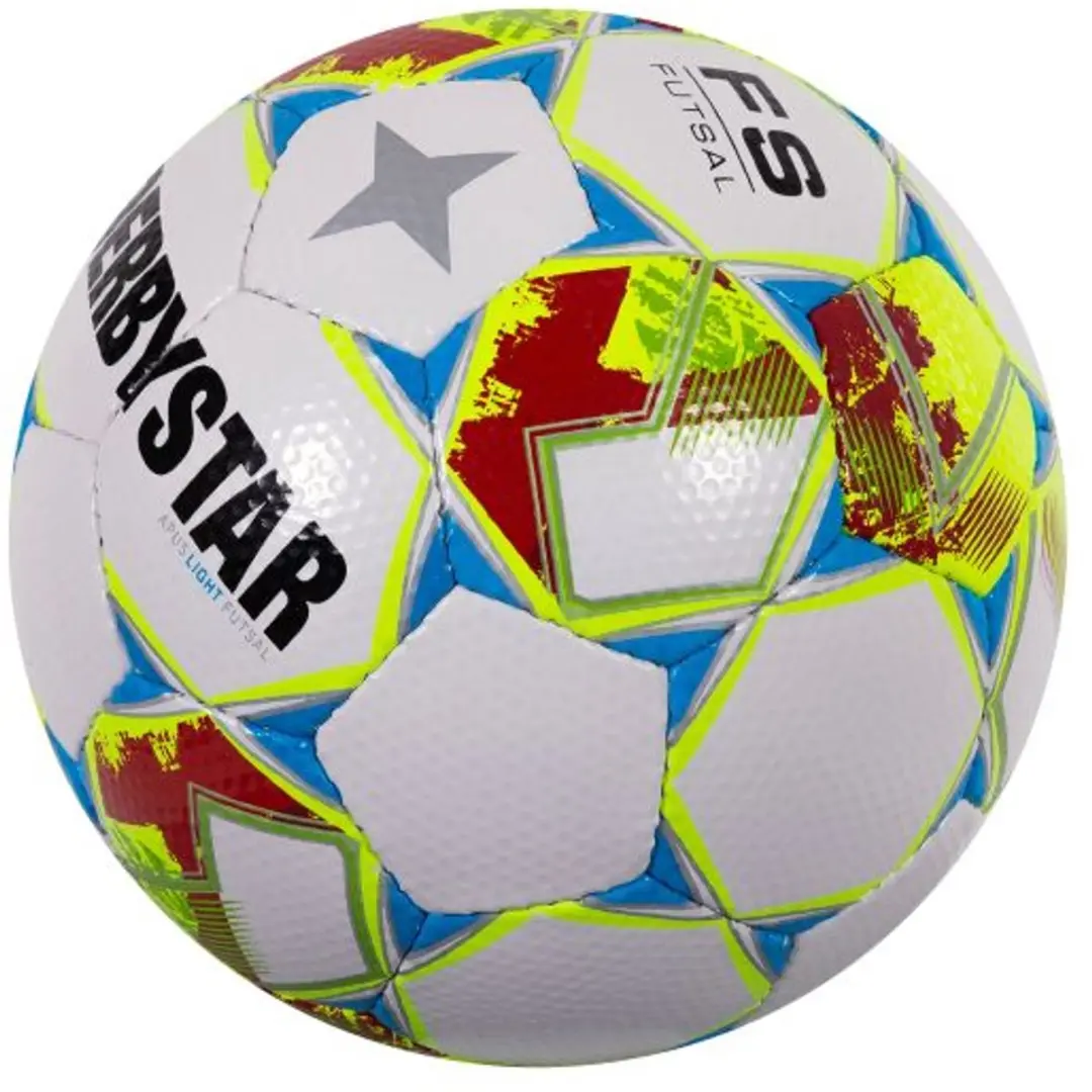 Derbystar Apus Light Futsal Maat 4 - Wit/Geel
