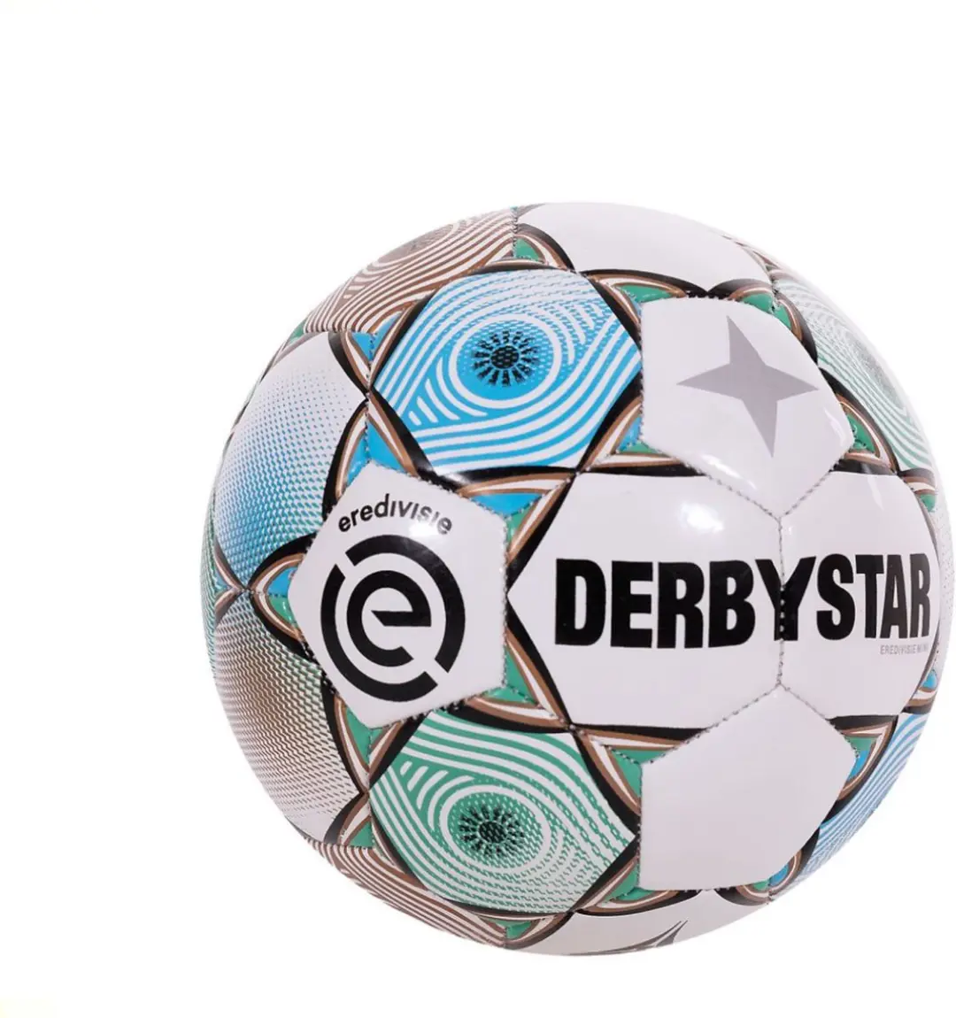 Derbystar Eredivisie Mini 23/24 Voetbal - Maat 1 - Wit