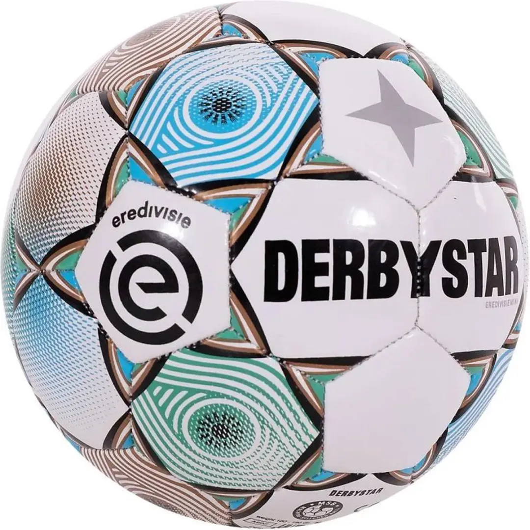 Derbystar Eredivisie Mini 23/24 Voetbal - Maat 1 - Wit