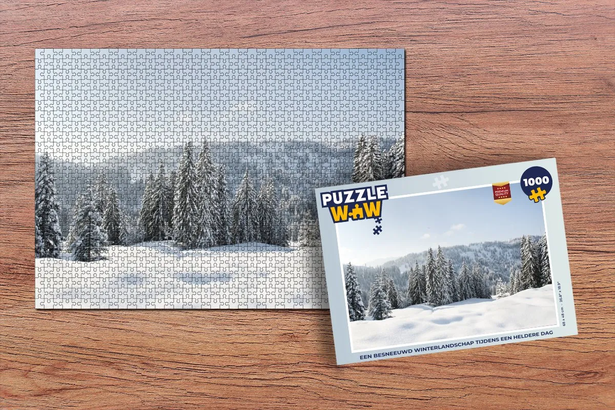 PuzzleWow Legpuzzel 1000 Stuks - Multicolor