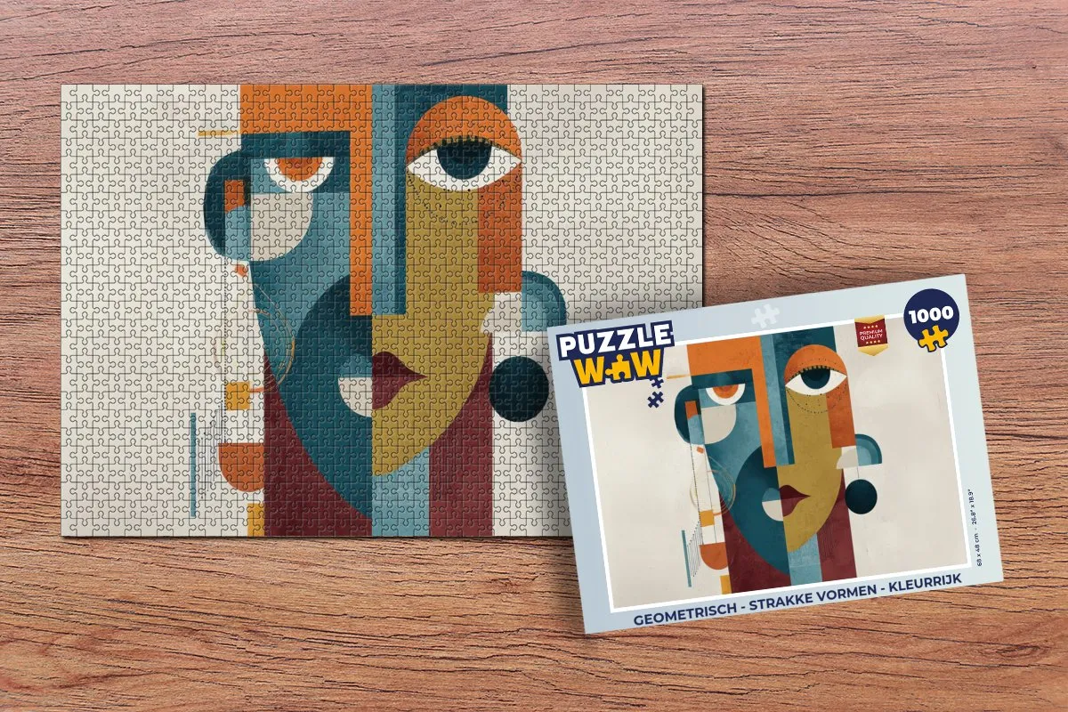 PuzzleWow Geometrische Legpuzzel 1000 Stuks - MPN 8721406824664