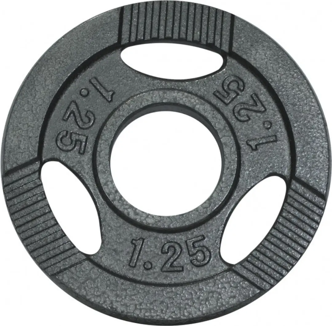 Gorilla Sports Halterschijf 1.25 kg Gietijzer Grijs