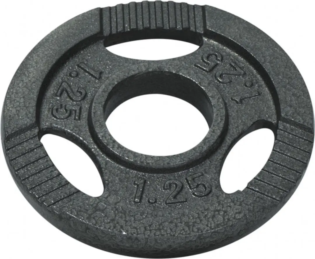 Gorilla Sports Halterschijf 1.25 kg Gietijzer Grijs