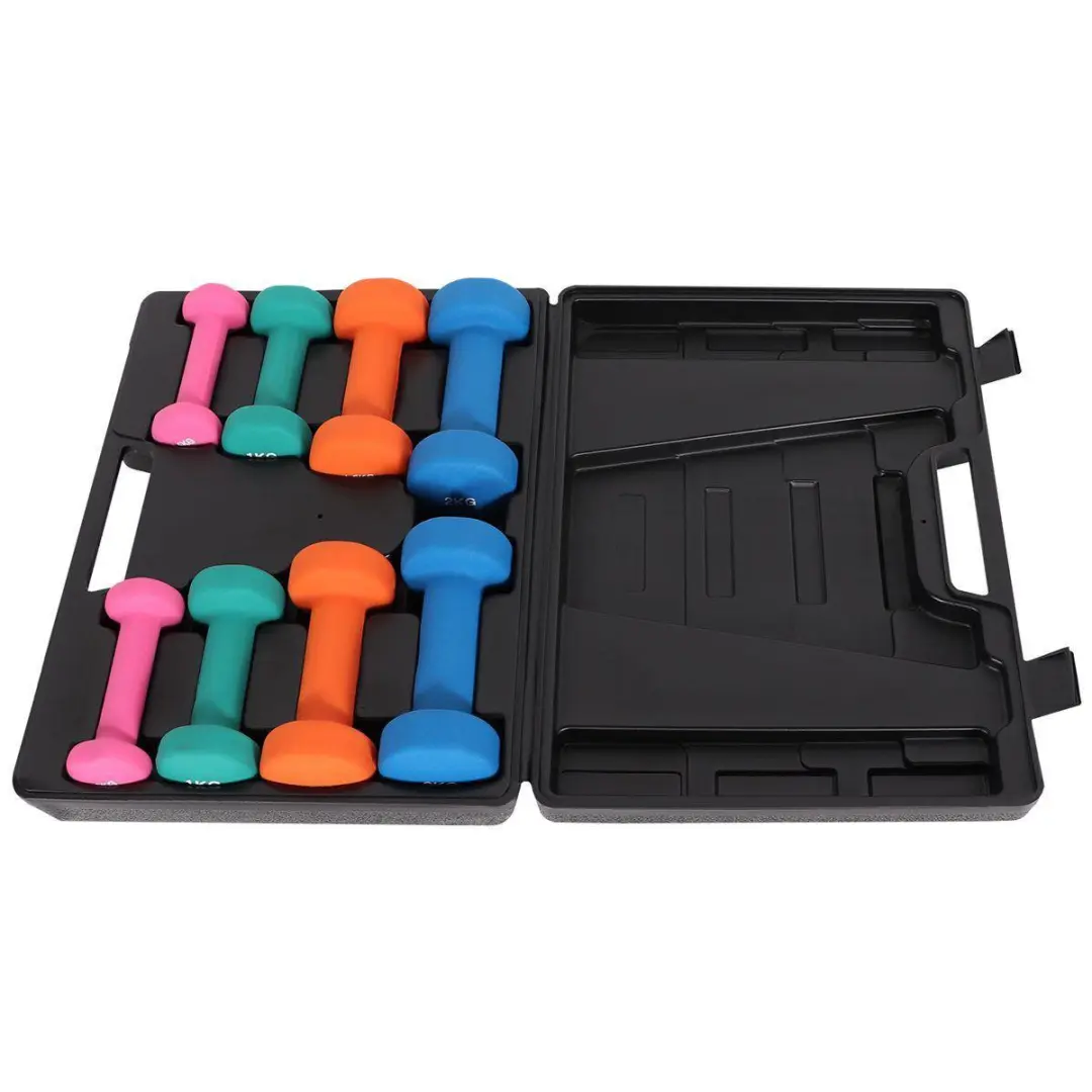 Gorilla Sports Aerobics Set 10kg - 8 Halters - Multikleur