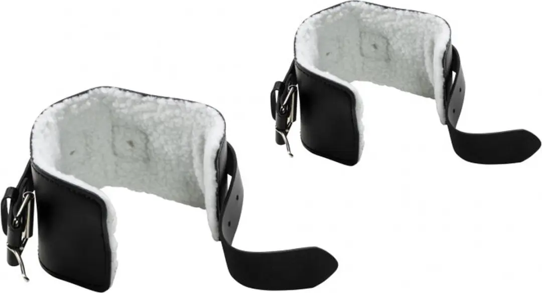 Gorilla Sports Enkelsriemen Set - 2 Stuks - Zwart