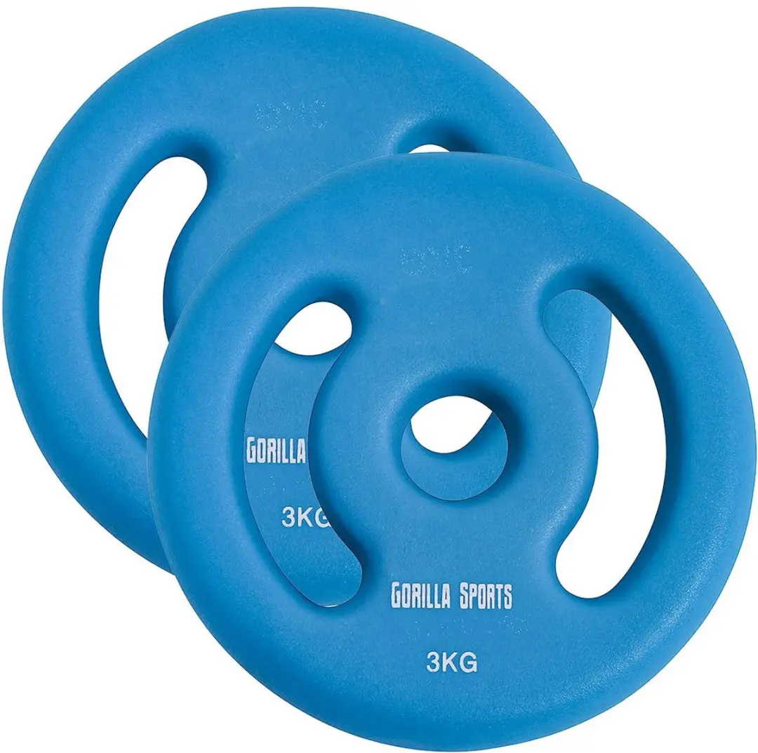 Gorilla Sports Halterschijven 2x3kg