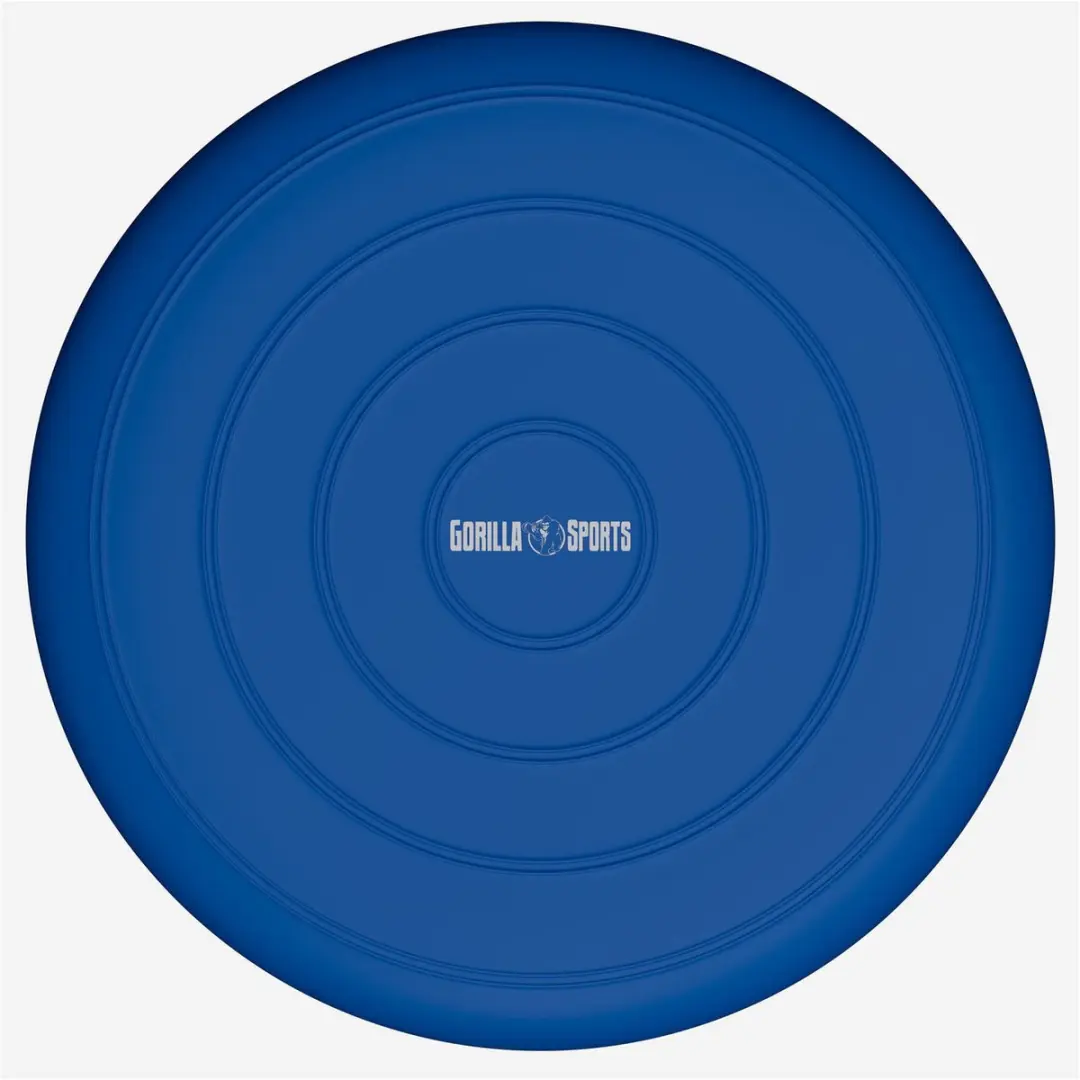 Gorilla Sports Balanskussen Donkerblauw - Incl. Pomp