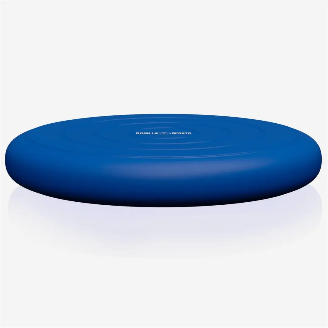Gorilla Sports Balanskussen Donkerblauw - Incl. Pomp