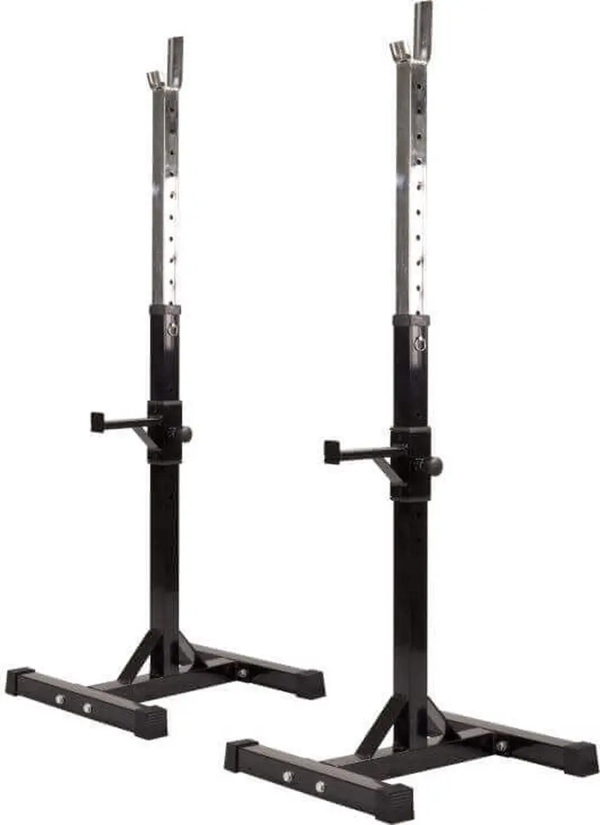 Gorilla Sports Fitnessbank met Halterset 150kg - Multicolor