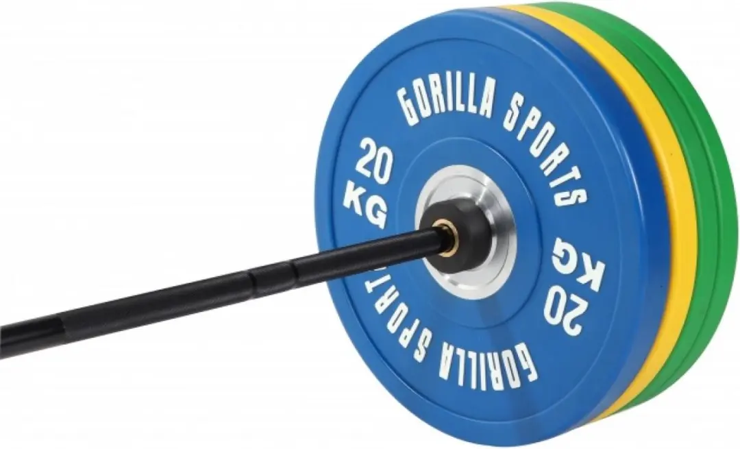 Gorilla Sports Olympische Halterset 140kg - Multikleur