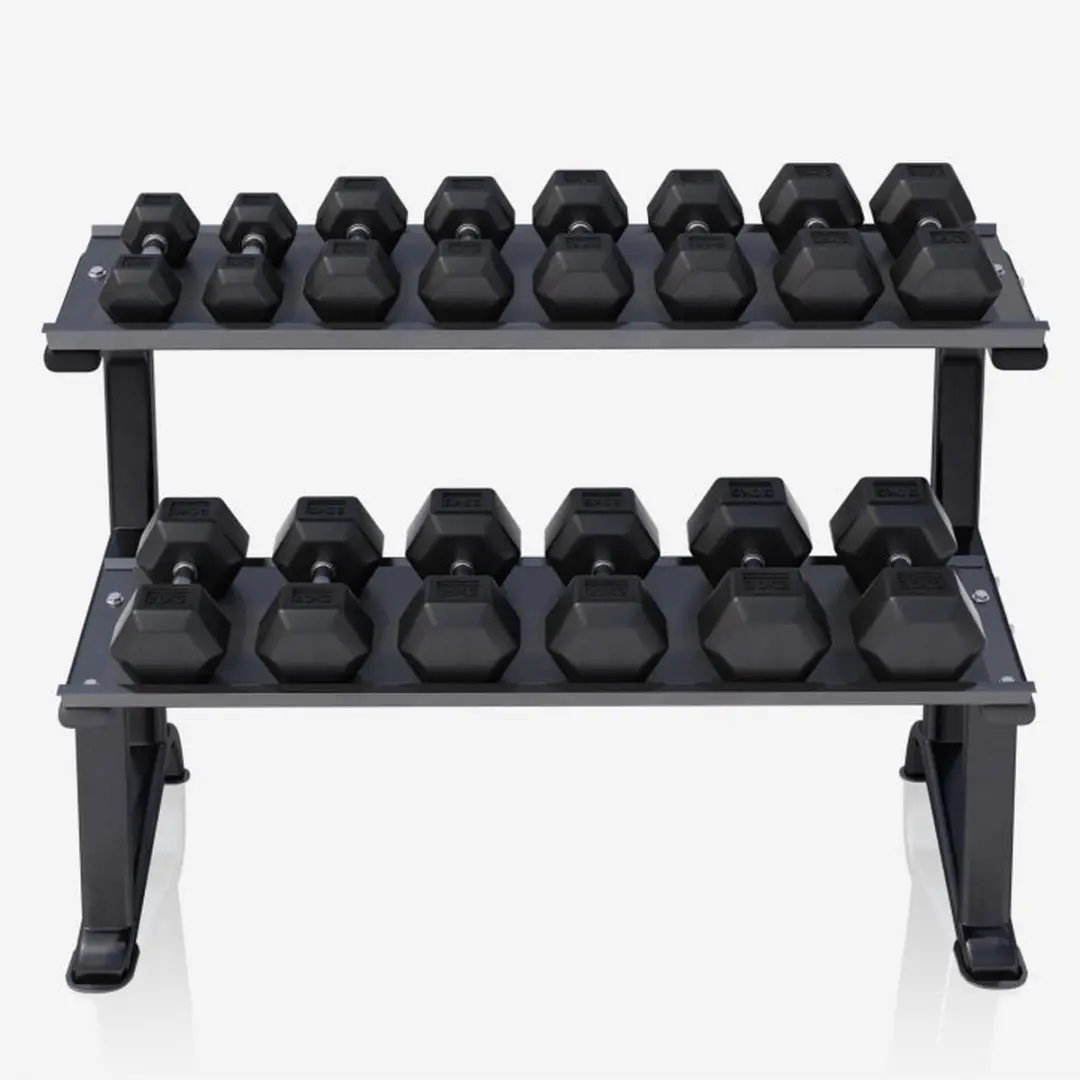 Gorilla Sports Hexagon Halters 237kg - Krachtstationrek - 14 Stuks - Zwart