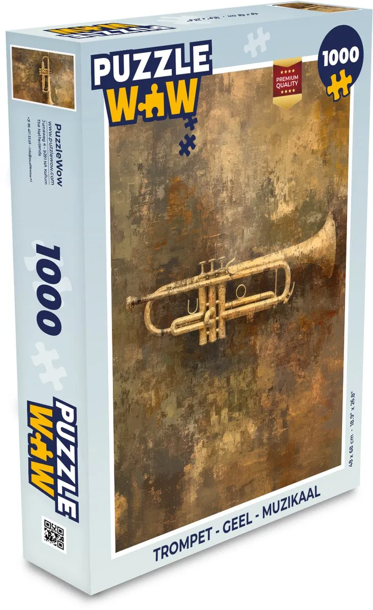 PuzzleWow Trompet Legpuzzel 1000 Stuks