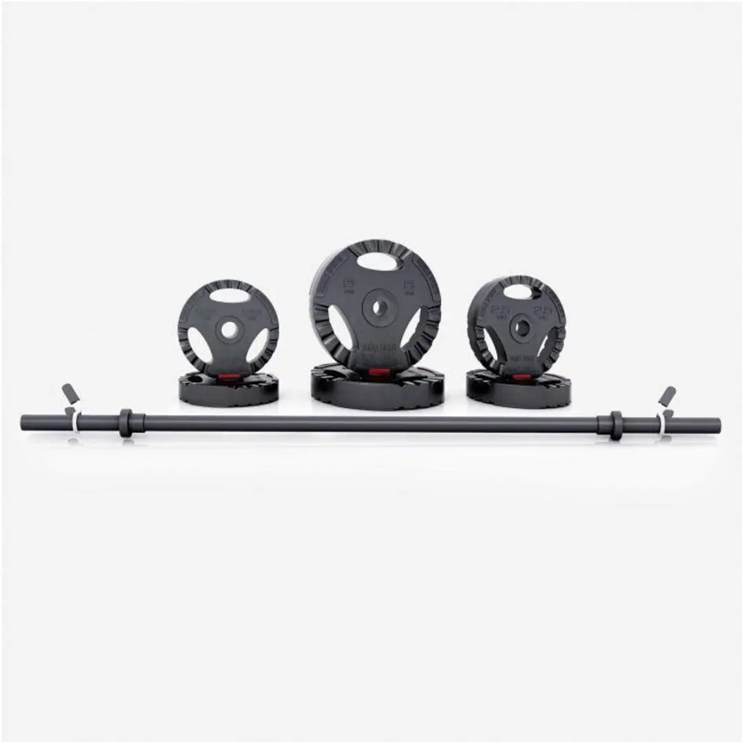 Gorilla Sports Aerobic Halterset 20kg - 5 Sets - 100kg - Zwart